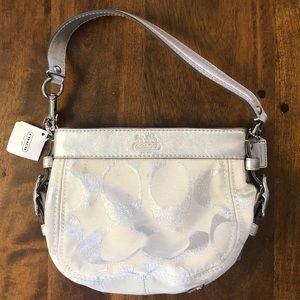 Coach signature crossbody handbag